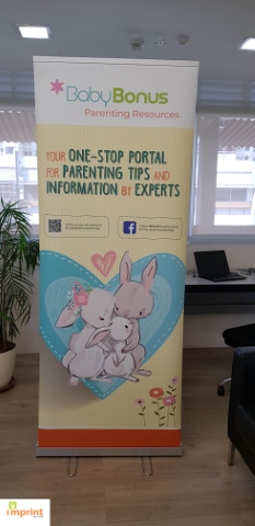 Standard pull up banner